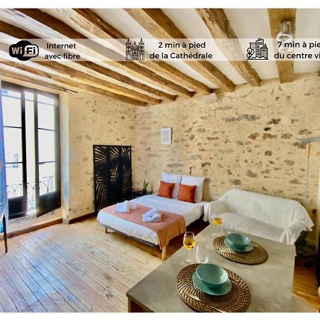勒芒Le Cosy-Chic, 2 Min A Pied Cathedrale , Jacobins公寓 外观 照片